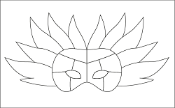 Masque à décorer