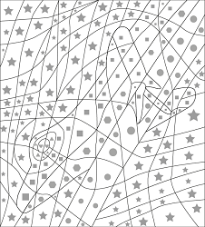 coloriage magique d'un anoli